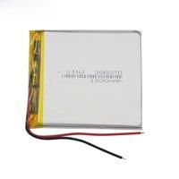 3.7V 1800mAh 6.66Wh Rechargeable Li Lithium Battery 306070 Lipo Repair For PDA PSP Power Bank Bluetooth Speaker Safety Lamp Pos