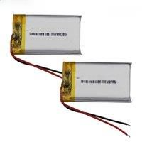 2pcs 3.7V 600mAh 2.22Wh 602540 Li-Polymer Li Lipo Replacement Battery For GPS Bluetooth Speaker Car