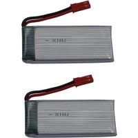 2pcs 3.7V 800 mAh 752555 JST 25C Rechargeable Polymer Li Lipo Battery Cell Connector For JJRC H11C