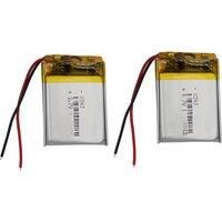 2pcs 3.7v 110mah 0.407Wh Li-polymer Li Lithium-ion Battery 302025 For Mouse Bluetooth Speaker