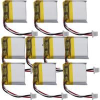 2pcs 3.7V 150mAh 0.555Wh Li Battery 402020 Li-ion JST 3Pin 1.0 For DashCam GPS