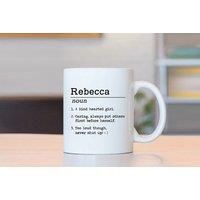 Personalised Name Definition Mug