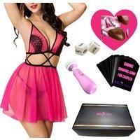 10Pc Couples Valentines Day Bundle - Toys, Lingerie, Chocolate & More!