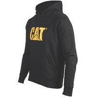 Caterpillar CAT Trademark CW10646 black hoodie hooded sweatshirt