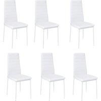 92cm Height Upholstered Leather Dining Chair Set of 6