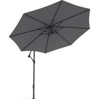 300cm W Dark Grey Sun Parasol Hanging Banana Umbrella