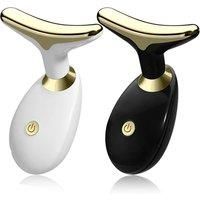 Electric 'Anti-Ageing' Face And Neck Firming Device - Black