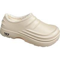 Anti Skid Slide On Shoes - Fleece Lining Option & 3 Colours! - Khaki