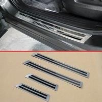 Stainless Steel Door Sill Scuff Kick Protector Guard For Mazda CX-5 KF 2017 2018 2019 2020 2021 2022