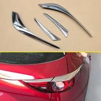 Chrome Tail Light Cover Taillight Trims Surrounds For Mazda CX5 KF 2017 2018 2019 2020 2021