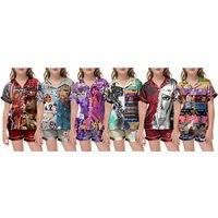 Taylor Swift Inspired Button-Down Sleepwear Pj Set - 6 Styles!