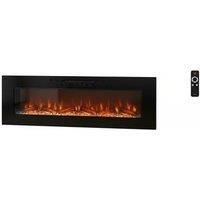 3-in-1 Electric Fireplace with Remote & Display - 3 Sizes