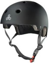 Triple 8 Eight Dual Certified (FKA Brainsaver) Helmet | All Black Matte | XS/S