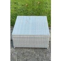 Square Rattan Coffee Tea Side Table