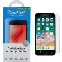 Ocushield Anti Blue Light, Tempered Glass Screen Protector For iPhone 7/8 Plus - Accredited Medical Device- Protect Your Eyes & Improve Sleep