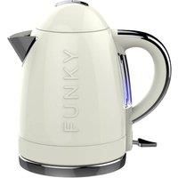The Funky Appliance Company FK01CREAM, 1.7 Litre Cream Funky Kettle
