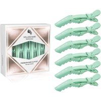 Vellen Alligator Hair Clips Salon Hairdresser Sectioning Clamp Claw Grips 6 Pack