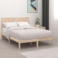Bed Frame Solid Wood Pine 200x200 cm