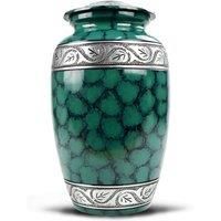 Sterling Ventures Decorative Green Clouded Jar
