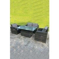 Rattan Outdoor Lifting Adjustable Dining Or Coffee Table Sets Love Sofa Reclining Chairs