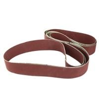 2-Inch x 72-Inch Aluminum Oxide Sanding Belt 400 Grits Flush Joint 2pcs