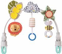 Taf Toys Savannah Adventures Arch. Activity Pram Arch with 3 Hanging Toys. Fits Strollers Cots & Car Seats. Suitable for Babies, Infants & Toddlers