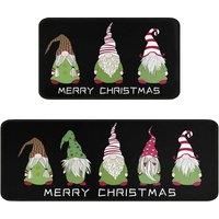 Christmas Themed Non Slip Kitchen Rugs In 8 Design Options