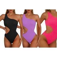 Women'S Cut-Out One Piece Swimsuit - Black