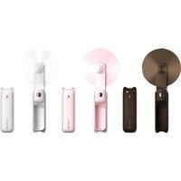 3-In-1 Portable Mini Handheld Usb Fan, Power Bank & Flashlight!