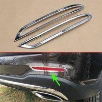 Chrome Car Rear Fog Light Lamp Cover Trims For Mercedes GLC X253 2022 2021 2020 2019 2018 2017 2016