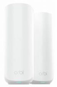 NETGEAR Orbi 370 Series Dual-band WiFi 7 Mesh Network System for Home (RBE372) Wireless Router + 1 Extender, Security Features, 3.6 Gbps, Covers 3,000 sq. ft., 70 Devices, 2.5GB Internet Port, BE3600