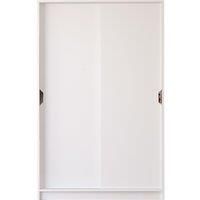 Bergen Sliding Door White Wardrobe
