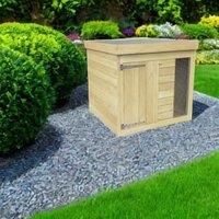 DIY Sheds Timber Dog Kennel And Run 4 x 4ft