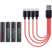 2-20pcs AAA Rechargeable Battery 1.5V Li-ion 600mWh 1.5 Volt Lithium Liion Li ion 3A AAA Batteries for Toys Clock Flashlight