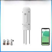 Haozee Tuya Smart Zigbee Soil Tester Temperature and Humidity Meter Waterproof Moisture Garden
