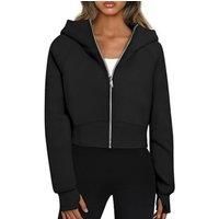 Women'S Fleece Lined Hoodie Sweatshirt - 4 Sizes & 9 Colours - Green