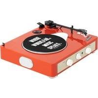 GADHOUSE Brad Retro MKII Belt Drive Bluetooth Turntable - Tangerine, Orange