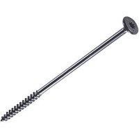FastenMaster  HeadLok  Wood Screws  Spider  Coarse  No. 10  6 in. L Epoxy  Black