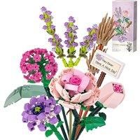 Mini Flower Bouquet Building Sets - 3 Designs