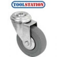 Grey Rubber Castor 75mm