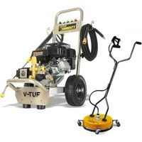 V-TUF V-TUF TORRENT1 Industrial 7HP 2755psi 190 Bar Petrol Pressure Washer + 19" V-TUF Lightweight Surface Cleaner