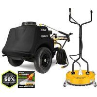 V-TUF V-TUF TORRENT2 7HP 190 Bar, 13L/min Mini-Bowser Petrol Pressure Washer  + 20" Poly Deck Surface Cleaner