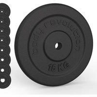 Cast Iron Weights Plates Discs for 1" Dumbbells Barbells Fitness Training