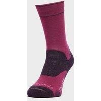 Bridgedale womens Hike Midweight Merino Endurance Original Socks Socks, Berry, L