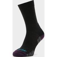 Bridgedale womens Hike Lightweight T2 Merino Endurance Socks, Black/Purple, S