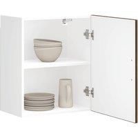 Kitchen Wall Cabinets 2 pcsPorto Brown Oak Engineered Wood