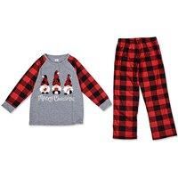 Matching Family Christmas Gonk Pyjamas - Baby To Adult - Black