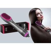 3-In-1 Electric Heating Hair Straightening Comb - 2 Colours - Black
