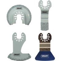 uD83DuDC9A SMART SM4-TK 4 Pc Multi-Tool Blade Kit