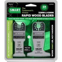 Smart H2RWK Trade 2 Piece Rapid Wood Blade Kit